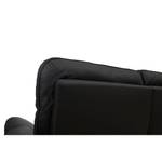 2-Sitzer Relaxsofa Selesta Metall - Echtleder