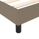 Cadre de lit 3016024-5 Noir - Taupe - Largeur : 120 cm