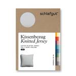 Kissenbezug Knitted Jersey Hellgrau - 80 x 6 x 80 cm