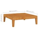 Table de jardin Marron - 69 x 24 x 69 cm