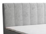 Boxspringbett HIDA Grau - Textil - 165 x 98 x 207 cm