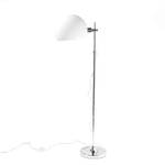 Stehlampe EMPETRUM Grau - Weiß - Metall - 25 x 184 x 37 cm