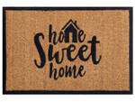 Fußmatte 'Home Sweet Home'' Braun - Naturfaser - 60 x 1 x 40 cm