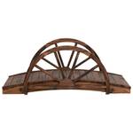 Pont de jardin 363338 Marron - Bois massif - Bois/Imitation - 50 x 38 x 99 cm