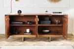 Sideboard GATSBY Braun - Massivholz - Holzart/Dekor - 160 x 75 x 40 cm