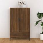 Highboard DE6942 Eiche Schwarzbraun Dekor