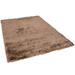 Hochflor Langflor Shaggy Teppich Glow Braun - 80 x 150 cm