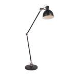 Lampadaire Cera Acier - 1 ampoule - Noir