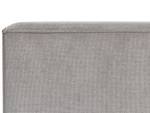 Lit double LINARDS Gris - Largeur : 210 cm