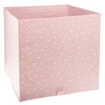 Aufbewahrungsbox gepunktet Pink - Textil - 29 x 30 x 29 cm