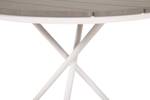 Table basse Parma Gris - En partie en bois massif - 90 x 74 x 90 cm