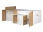 Bettkombination PEDRO Beige - Holzwerkstoff - 134 x 90 x 206 cm