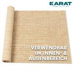 Outdoorteppich Tiffany Beige - Kunststoff - Textil - 80 x 150 cm