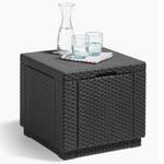 Allibert by KETER - Cube - Table basse d Noir - Matière plastique - 42 x 39 x 42 cm