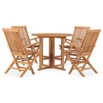 Gartenmöbel-Set Braun - Holzart/Dekor - Holz teilmassiv - 90 x 75 x 150 cm