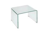 Table de chevet SUZANA Lot de 2 Verre - 40 x 40 x 50 cm