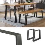 Schwarz Tischbeine Set 42cm 鈥濴oft鈥? 2er