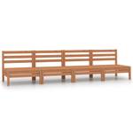 Mittelsofa (4er Set) 3008459-3 Dunkelbraun