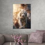 Leinwandbild White Tiger 60 x 90 cm