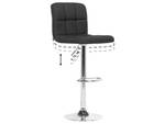 Tabouret de bar MARION Noir - Argenté