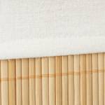 Boîte de rangement en bambou lot de 6 Marron - Blanc - Bambou - Bois manufacturé - Textile - 32 x 13 x 22 cm