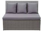 2er Sofa Poly-Rattan HWC-G16