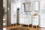 Armoire sous lavabos BALI CUW60 2D Blanc