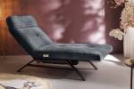 Chaise longue AMERIVA Velvet Noir - Noir