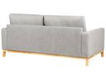 2-Sitzer Sofa SIGGARD Grau - Eiche Hell