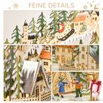 Adventskalender 830-417 Braun - Holzwerkstoff - 13 x 43 x 45 cm