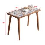 Table basse Gotland rectangulaire Marron - Bois massif - 62 x 45 x 32 cm