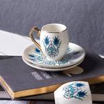 Kaffeetassen-Set İznik (6er-Set) Blau - Weiß - Porzellan - 30 x 40 x 30 cm