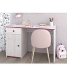 Bureau Enfant 1 Porte Snoozy Arêtes réversibles Tiroir et porte