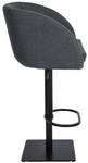 Tabouret de bar Gambo Gris - Noir