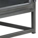 Nachttisch 323501 Grau - Glas - Metall - Massivholz - Holzart/Dekor - 40 x 50 x 30 cm