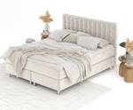 Boxspringbett Sorrento Ecru - Breite: 140 cm