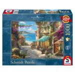 Puzzle Café an der italienischen Riviera Papier - 28 x 6 x 38 cm