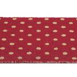 Kokos Fußmatte gepunktet Braun - Rot - Naturfaser - Kunststoff - 40 x 2 x 60 cm