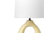 Lampe de table ABBIE Blanc - Jaune