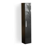 Armoire haute Calgary Plusieurs modèles Couleur anthracite brillant Jointure des portes à  droite