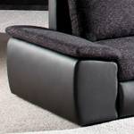 Ecksofa Pearl (mit Schlaffunktion) Longchair/Ottomane davorstehend rechts