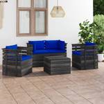 Garten-Lounge-Set (5-teilig) 3005334 Blau