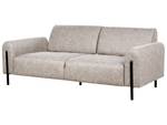 3-Sitzer Sofa ASKIM Schwarz - Grau - Hellgrau