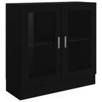 Vitrinenschrank 3005130-1 Schwarz - Höhe: 80 cm