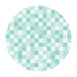 Geometrisches Mosaik Muster Mintgr眉n