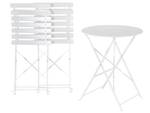 Bistro Set FIORI 3-tlg Weiß