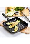 Grillpfanne Memphis Schwarz - Metall - 28 x 5 x 28 cm