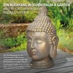 Buddha Kopf Statue bronze Polyresin 53cm