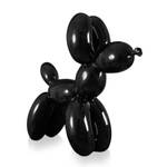 Harz-Skulptur Ballonhund Schwarz - 50 x 46 x 18 cm