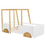 Lit enfant Océanus Ⅳ Blanc - Bois manufacturé - Métal - Bois massif - 95 x 124 x 208 cm